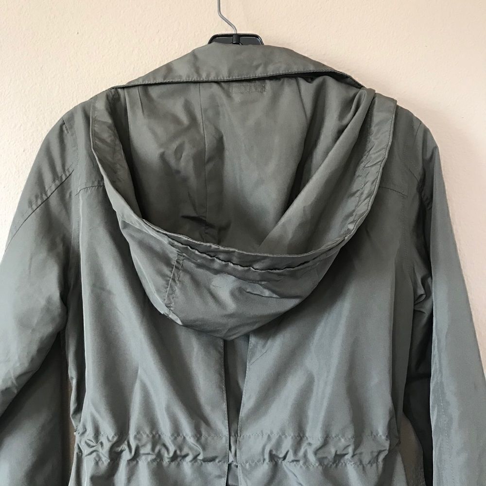 Olive Green Water Resistant Jacket - Picture 8 of 9